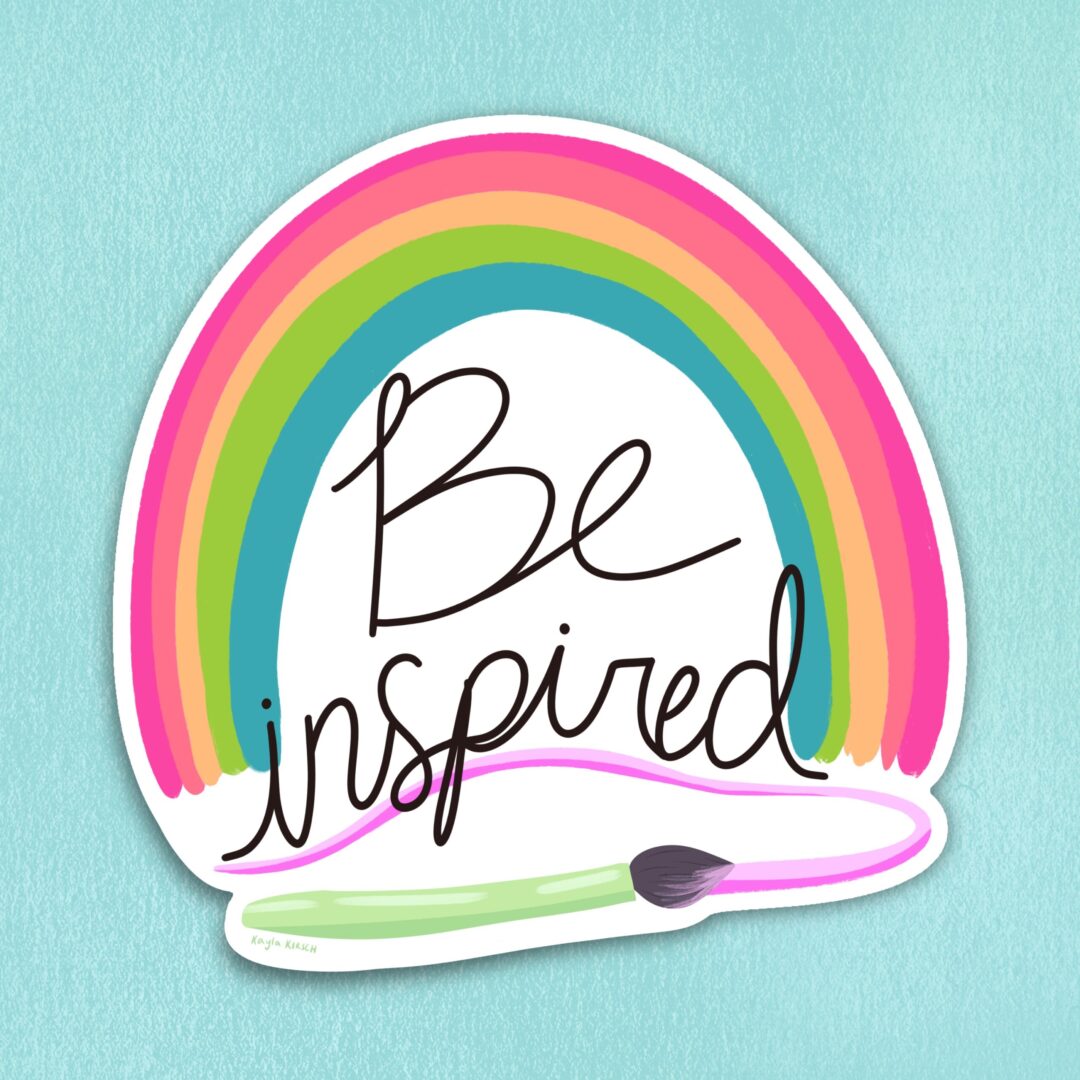 From Pandemic Challenge to Artistic Triumph Be Inspired Vinyl Sticker