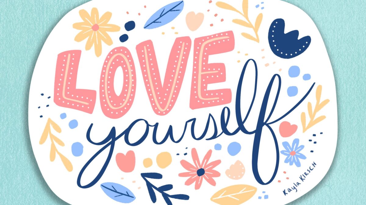 Love Yourself Vinyl Sticker