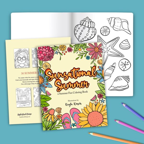 Sunsational Summer Coloring Book